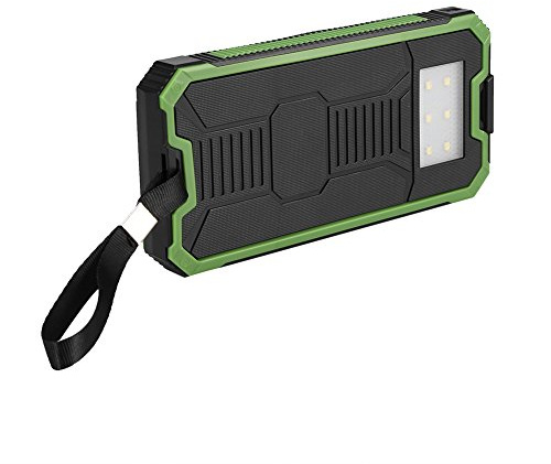 ciciglow Power Bank Kit, 20000mAh Ricarica Rapida Dual USB Polar Mobile Power Bank Case Kit Fai da Te, Custodia Portatile Impermeabile Power Bank Mobile(Verde)
