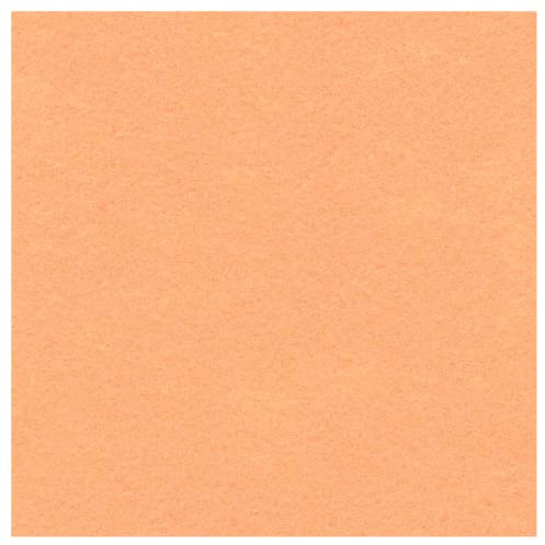 Craftelier - 2er-Set Filz für Bastelarbeiten und Zubehör | Lachsfarbe | Größe 30,5 x 30,5 cm (12 x 12 Zoll) - Dicke ca. 2 mm | 100% Polyester, Lachs