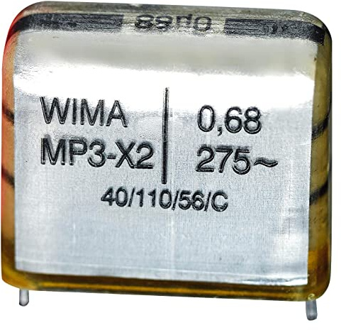 Entstörungskappe, 2,2 UF, Klasse X2, 305 V, Geräuschunterdrückung und Sicherheitskondensatoren, 1 Stück | MKX2AW42206F00KSSD