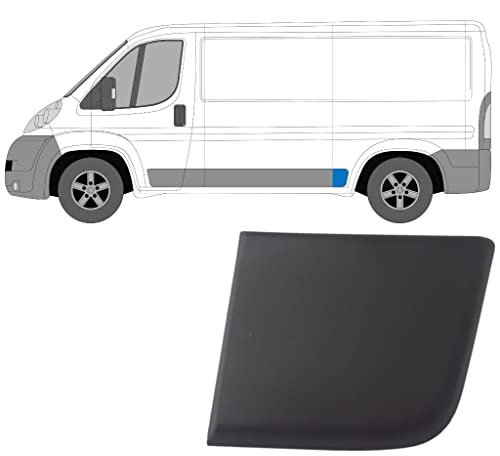 Polcar Für FIAT Ducato 2006- Hinten Seitenleiste/Links, Schwarz, Transparent, Kunststoff