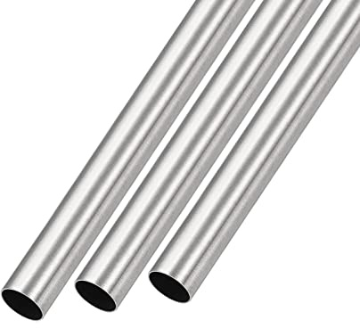 METALLIXITY Acier Inox 304 Tube (14mm OD x 0,5mm Paroi T x 300mm L) 3 pcs, Droit Tube - pour Maison Ameublement, Machines