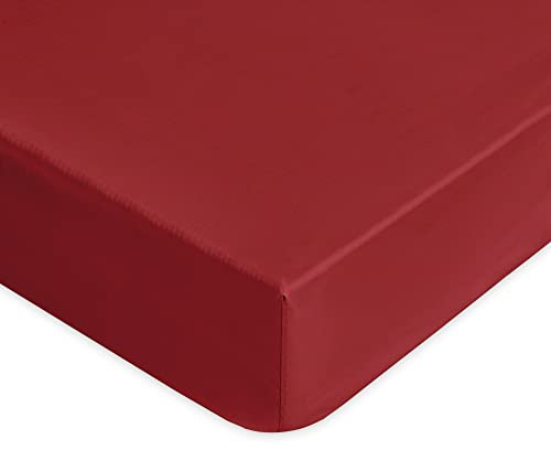 Lisola Lenzuolo Sotto con Angoli Singolo, 100% in Cotone Pregiato, Made in Italy, 90x200x30cm, Tinta Unita. Modello: Tortona, Valenza