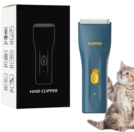Grimgrow Dog Grooming Kit Clipper for Thick Coat Low Noise Cordless Cat Hair Trimmer Rechargeable Shaver Pet Grooming Tools for Small and Large Animals