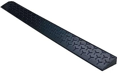 Bordsteinrampe Gummi Stark und Langlebig，Antii-Rutsch-Reibungstextur，for Auffahrt, Gehweg, Auto, Roller, Fahrrad, Rollstuhl(3.5cm)