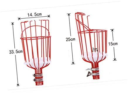 INOOMP 1satz Abnehmbarer Obstpflücker Mit Edelstahlstange Tragbares Gartenwerkzeug Für Obsternte Teilig Geeignet Für Obstgärten Parks Und Gärten