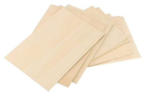 STOBOK 10stücke Rechteckige Holzplatten Unbehandelt Holzspäne Diy Holz Scheiben Für Malerei Heimwerkerarbeiten