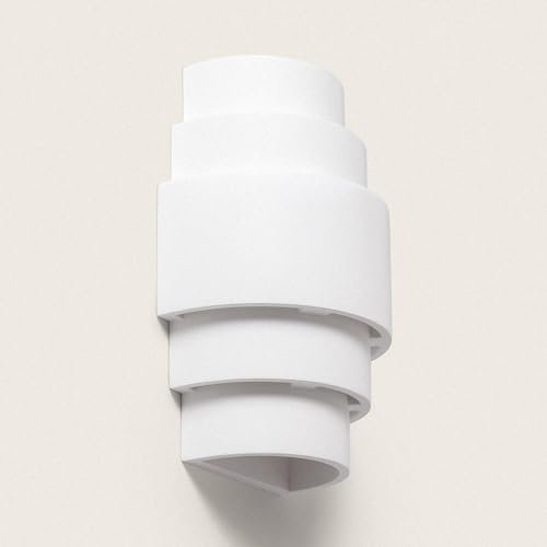LEDKIA LIGHTING Applique Murale Plâtre Batril Blanc E14