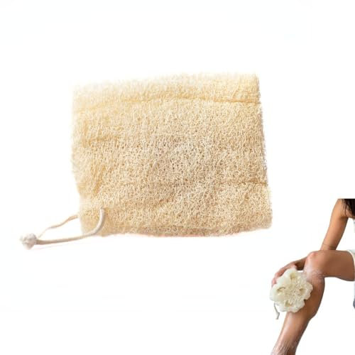 LoofahCrafts – Esponja de lufa EcoClassic 100% natural sin plástico | Luffa egipcia para baño y ducha | Exfoliante corporal sostenible | Badeschwamm ecológico