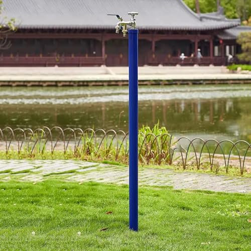 WXXSHGDW Vertikale Wassersäule Garten, Wasserzapfsäule Garten, Frostschutzwassersäule für Den Außenbereich, Freistehender Säulenhahn, Edelstahl-Wassersäulen-Gartenwasserhahn, mit Auslassventil(80cm/31