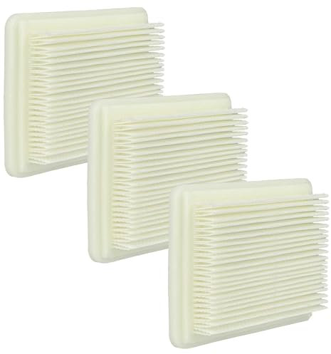 vhbw 3X Staubsaugerfilter kompatibel mit Bosch UniversalVac 18 Staubsauger - HEPA-Filter/Faltenfilter Weiß