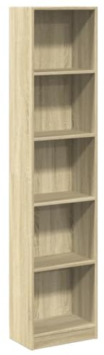 vidaXL Bücherregal Sonoma-Eiche 40x24x176 cm Holzwerkstoff