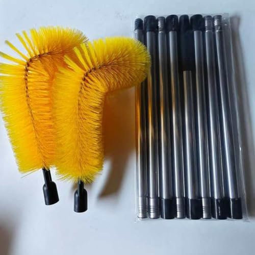 XIAOBAN Gutter Cleaning Tools From Ground, 8.2ft Gutter Cleaner Gutter Gutter Cleaner M7W6 Tool Rain With Roofing Guard 2 Brush, Cle