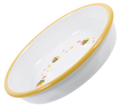 CHICAMPERA Plato Para Cenar De Cuenco Esmaltado Cuenco Retro Para Para Servir Sopas y Guisos La Mesa De Comedor