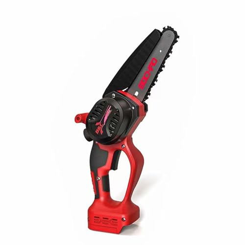 Chainsaw, 8 Inch,Portable Electric Chainsaw W/Security Lock,Small Handheld Garden Saws with Auto Oiler-System for Tree Branch Cutting(One Battery one Charger)