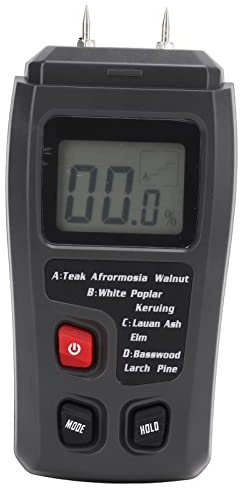 Fuktmätare Digital Hygrometer Bärbar träfuktdetekteringstestare med hög noggrannhet 0 99,9% intervall för vedstockar Kartong Papper ABS plastmaterial