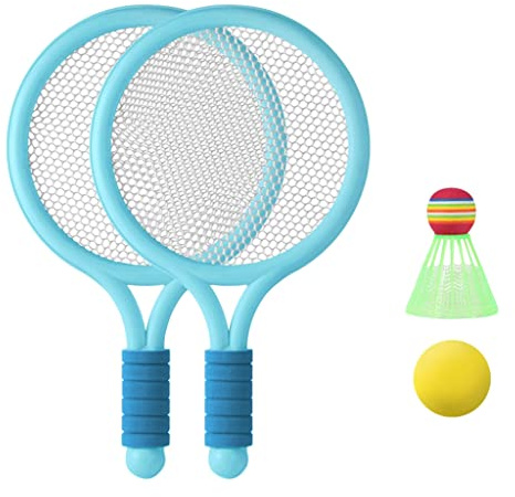 ECVGHD Volants de badminton pour enfants - Raquettes de tennis pour enfants - Sports d'intérieur et d'extérieur