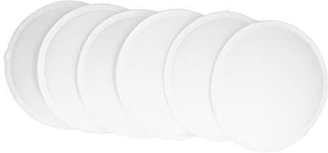 aqxreight 12 Coppette Assorbilatte Riutilizzabili in Cotone, Lavabili, a Prova di Perdite, Senza sporgenze. Coppette Assorbenti per Allattamento, Assorbilatte Lavabili, Reggiseno per maternità.