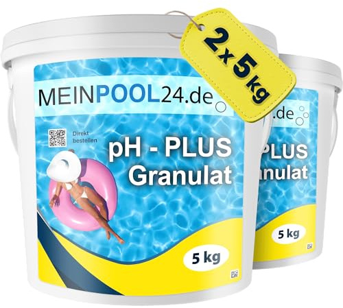 10 (2x5kg) kg pH-Heber Granulat für den Pool pH-Plus Granulat