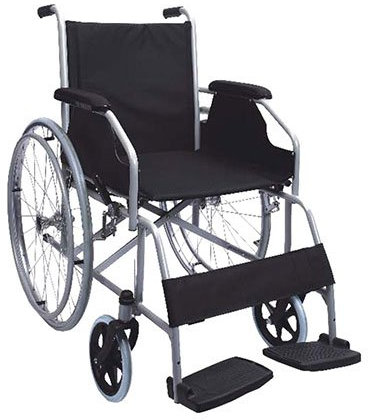 Polironeshop MOVIS Carrozzina Pieghevole ad Autospinta in Acciaio - Sedia a Rotelle Robusta e Compatta per Massima Mobilità