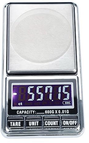 Hilitand Digitale Küchenwaagen USB High Precision Balance Digital elektronische Taschengewicht Gramm Scale(600g / 0,01g)