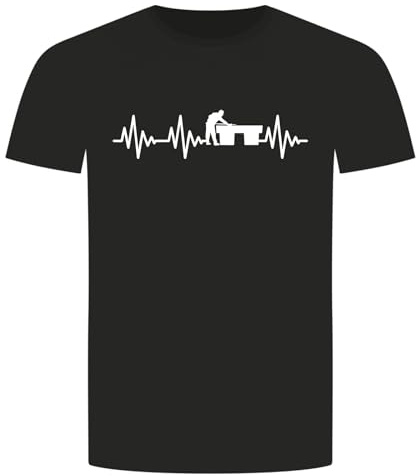 Herzschlag Billard T-Shirt - Billiards Poolbillard Snooker Queue Tisch