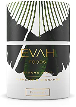 100% BIOLOGISCH | EVAH Foods | Kurkuma und Zimt | Hochwertige Superfoods Pulver 50g | Formel für Goldene Milch | gepflegte Haut | Verdauung | Anti-Aknemittel