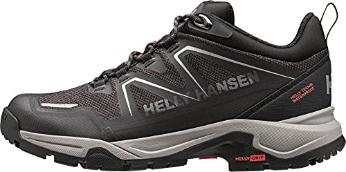Helly-Hansen Womens Cascade Low HT Lightweight Performance Hiking Sneaker Shoes, 990 Black/Bright Bloom, 9.5F