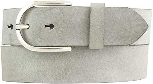 BELTINGER Damen-Gürtel aus weichem Vollrindleder Vintage-Look 4 cm | Jeans-Gürtel für Damen 40mm | Ledergürtel Used-Look