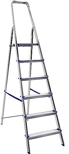 FRAMAR Scala Piuma 6 Gradini in Alluminio - Portata 100 Kg