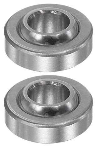 sourcing map 2Stk GE6C Sphärisch Schlicht Lager 6mmx14mmx6mm Versiegelt Sphärisch Radiales Kugellager