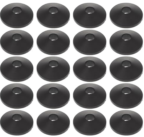 ANDRESLAD 20 Piezas Anillo De Sellado Arandelas De Goma Para Pernos Tornillos Del Tanque Del Inodoro Arandelas Sellos De Goma Tornillo De Cónicas Pernos Del Tanque