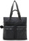 Kipling Damen India Tote Bag, Black Noir, 14.75''L x 15.25''H x 7''D, Damen India Tote Bag