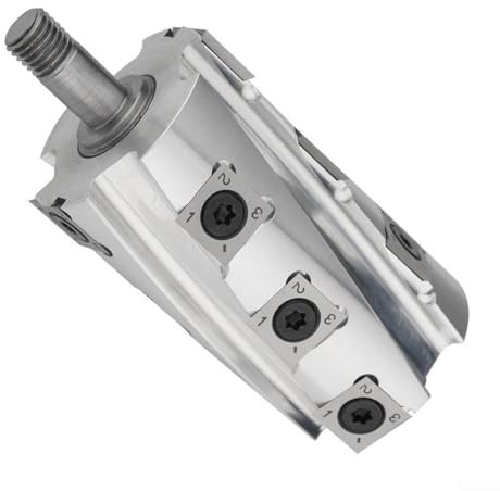 Zilimontt Arbre de rabot électrique en aluminium pour le travail du bois FF-82 x 1, utilisé dans l'industrie, la décoration de meubles, les amateurs de travail du bois en spirale