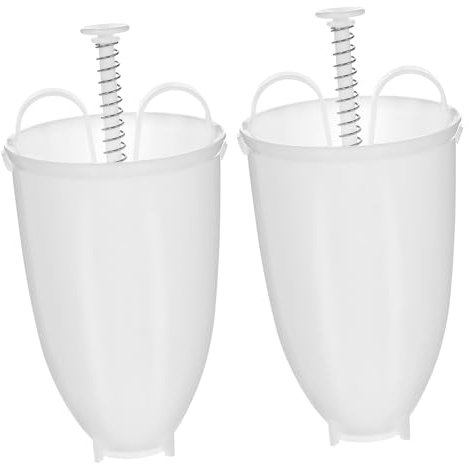 HOLIDYOYO 2pcs Donut Maker Moulds Diy Baking Tool Kitchen Donuts Pastry Maker White Small Doughnut for Home Bakery