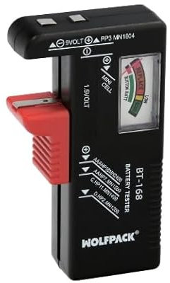 WOLFPACK LINEA PROFESIONAL Comprobador De Carga De Pilas