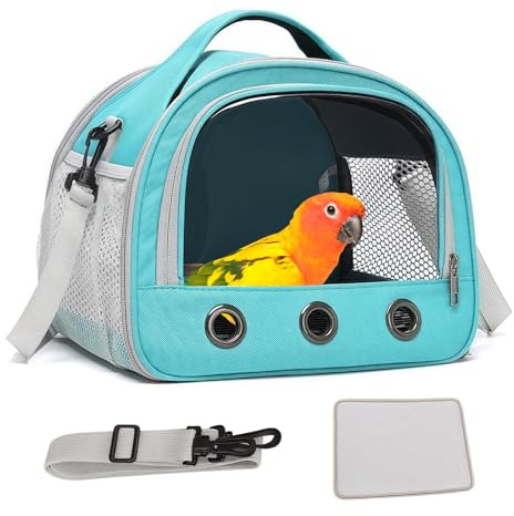 Transportväska katt, transportväska för katt hund, katttransportväska med axelrem, transportbur för katt hund, transportbur kanin katt, bärväska för husdjur 30 x 27 x 21 cm