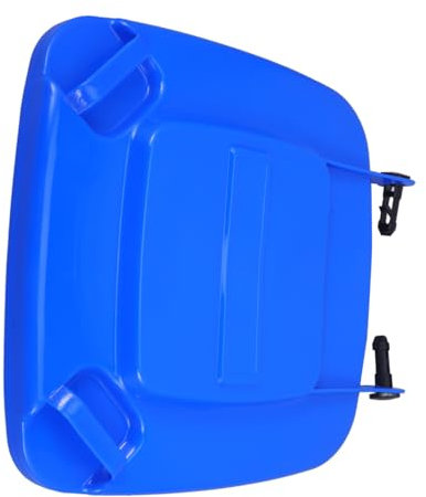 Alipis 1pc Plastic Bucket Lid Square Outdoor Garbage Can Bin Lids Replacements Garbage Can Lids Bins Trash Can Lid Replacement Garbage Cans for Kitchen Trashcan Utility Container Lid Blue
