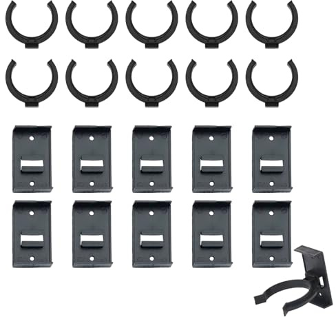 JEYORZY 10 Stück Küche Sockel, Leistenclips für Sockelleiste Küche, Küchen Sockelleisten Clips Leistenclips für Sockelleiste, Küchensockel Befestigungsclips Sockelblendenhalter für Küchenfüße