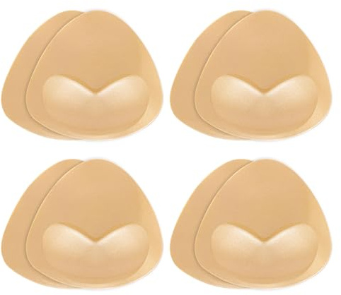 ShiJiuYou 4 par behå inlägg push up, bh kuddar bh-inlägg, vattentät bikini stoppning inlägg, avtagbara bh-kuddar bröstkuddar underkläder inlägg för linne sport behåar baddräkter bikinis