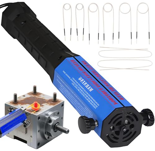 moupeaktain Outil De Chauffage par Induction pour Boulons, 1300W Chauffe Boulon Induction, Induction Heater Bolt Removal 30s, Outil Portable pour Retirer Les Vis Rouillées avec 8 Bobines 220V