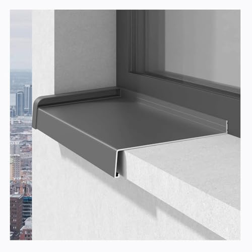 XILYZMO Banco Ventanas Aleación Aluminio, Tamaños Personalizados Protector Alféizar, Aleación Impermeable Protectores Repisa, Decoración Placa Repuesto Cubierta Extensible