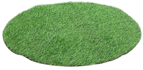 DOITOOL Artificiale per Esterni Tappeto Erboso Realistico Finto per Cortile o Giardino Verde Vibrante e Durevole Facile da Pulire e Installare