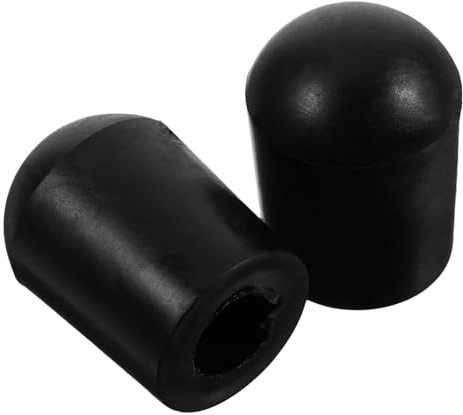 2 Stück Schwarze Gummikappen für Kontrabass Endpin Schutz und Dämpfung | Leicht, Tragbar, Verschleißschutz, für Probe und Außenauftritte, Passend für Cello und Doppelbass Endpin