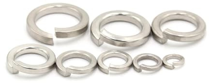10/50/100 pz Primavera Split Rondella di Bloccaggio Guarnizione Elastica M1.6 M2 .5 M3 M4 M5 M6 M8 M10 M12 M16 M24 M27 M30 A2 In Acciaio Inox(10pcs,M10)