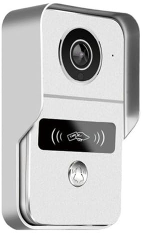 Mucshim Écran tactile 1080p 10 7 couleurs, sonnette vidéo sans fil, kit d'interphone domestique intelligent TUYA pour accès RFID, prise européenne