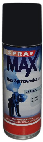 Spray Max 2K Decklack Hochglanz RAL 9005 400 ml 6809005