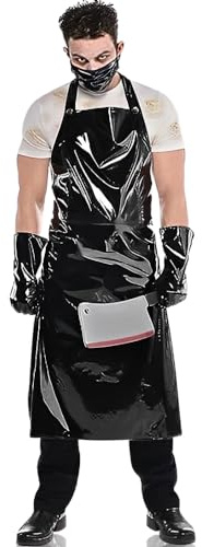 amscan 846217-55 Creepy Butcher Kit | Taglia standard per adulti, nero