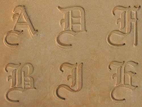 Punzierstempelset Alphabet OLD ENGLISH