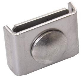 Bentatec 10 x Eckverbinder Set klein Edelstahl für Doppelstabmattenzaun Zaun Mattenverbinder