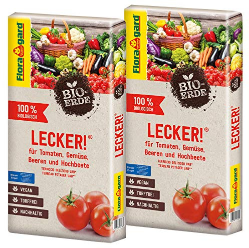 Floragard Bio-Erde Lecker 2x40 Liter